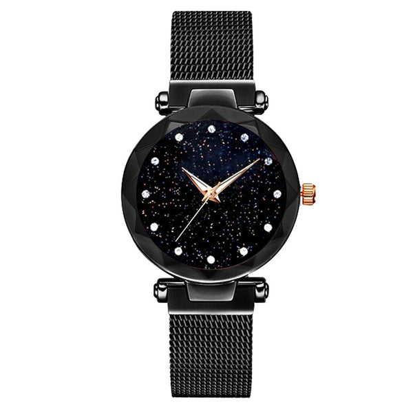 2019 NEW Woman Watch Luxury Women Magnetic Starry Sky Female Clock Quartz Wristwatch Fashion Ladies Wrist Watch Relogio Feminino