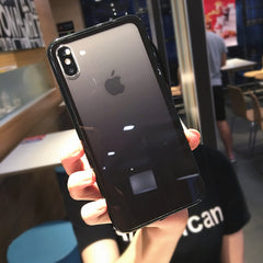 Rainbow Gradient Phone Cases For iphone 11 XS Max X XR XS 6 6s 7 8 Plus Acrylic Transparent Protective Cover For iPhone 11 Pro