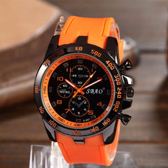 Men's Watch Sports Silicone Strap Watches Masculino Relogio Durable Silicone Military Quartz Clock Reloj Hombre