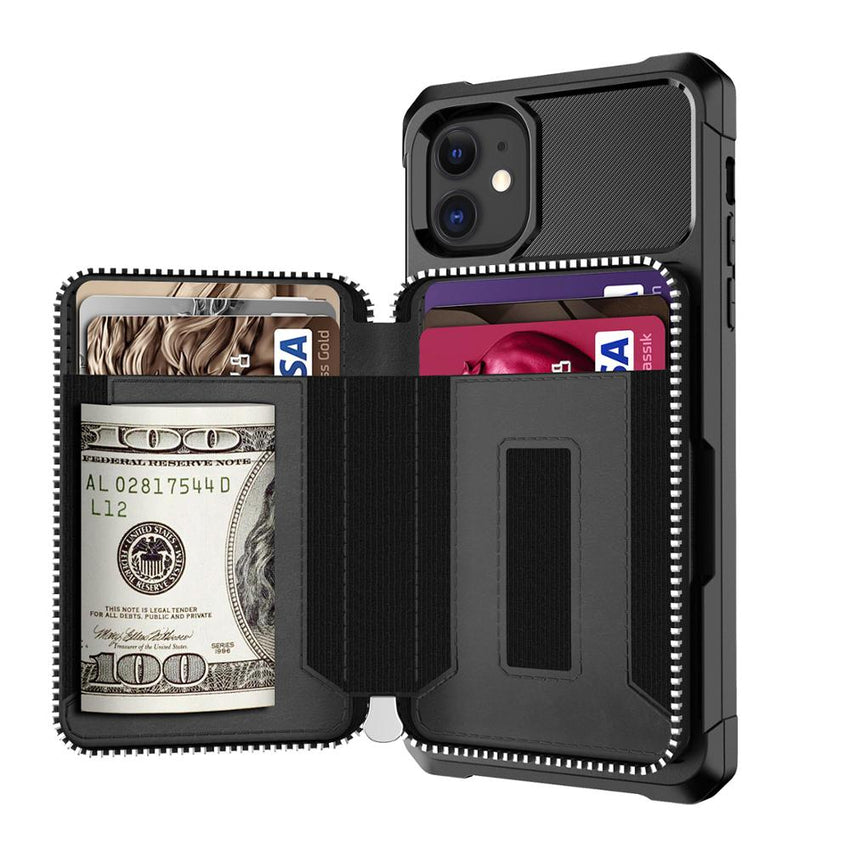Wallet Flip Case for iPhone 11 11 Pro Max X XR XS Max 7 8 Plus Cases PU Leather Buckle Cover for Samsung Galaxy Note 10 10 Pro