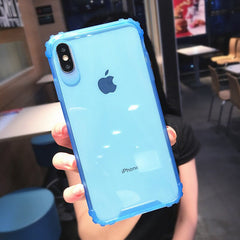 Transparent Phone Case For iPhone 11 X XS XR XS Max 8 7 6 6S Plus  Anti-knock Clear protection Cover For iphone 11 Pro Max XR