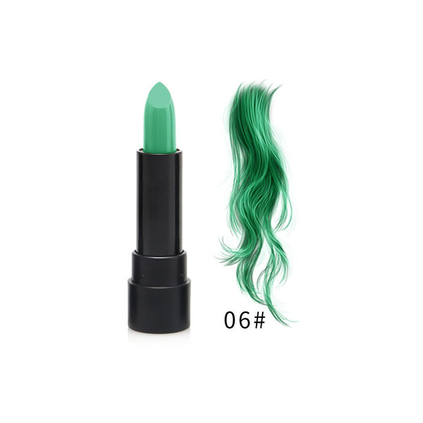 NICEFACE Portable Disposable Multi Color Hair Dye Pen Long Lasting Lipstick Shape Natural Coloring Cream Hair Dyeing Tool Paste