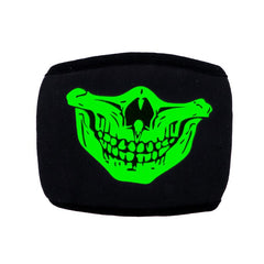 1PCS Cotton Dustproof Mouth Face Mask Glow In Dark Skull Scarey Masks Black Women Men Muffle Face Mouth Masks
