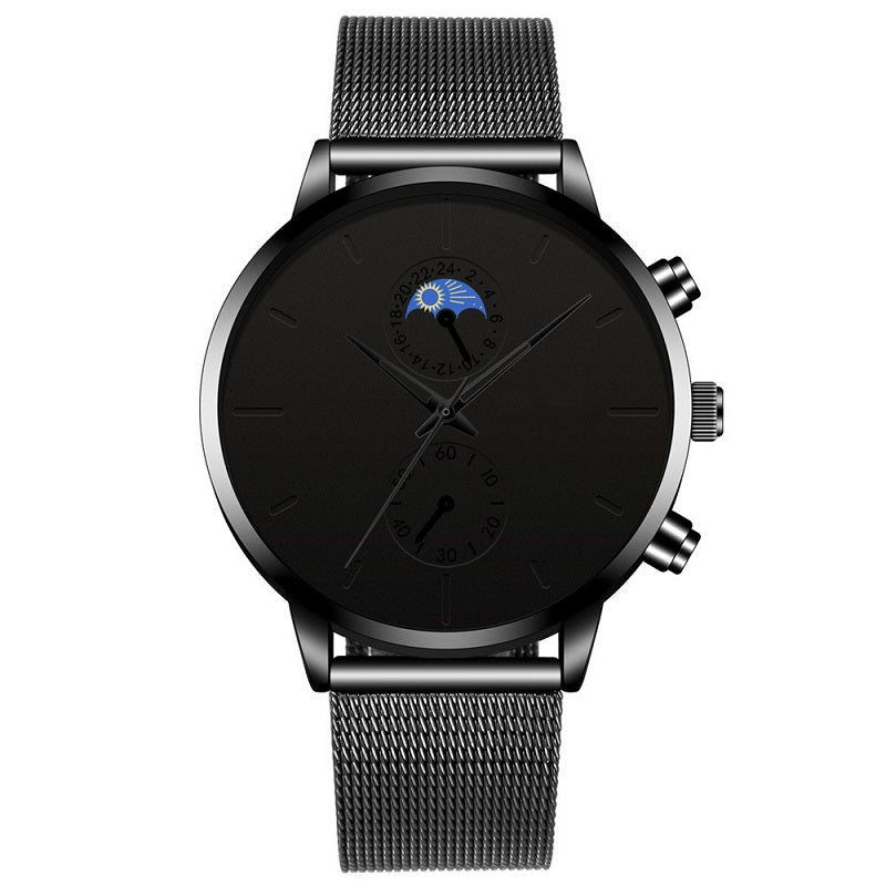 relogio masculino 2020 Fashion Watch Men Business Casual Watches Luxury Black Stainless Steel Mesh Belt Quartz Wristwatch