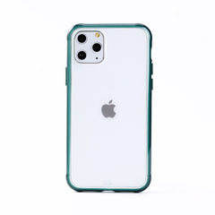 Matte Transparent Phone Case For iPhone 11Pro Max XR X XS Max 8 7 6 6SPlus Silicone Frame Anti shock Acrylic Clear Hard PC Cover