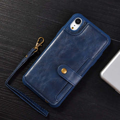 Vintage PU Leather Phone Case For iPhone XR XS Max Case Multi Card Holders Back Cover Wallet For iPhone 6 6s 7 8 Plus X Cases