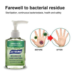 60ml Antibacterial Press Head Amino Acid Hand Sanitizer Gel Effective Disinfection Hand Cleaner Disposable Rinse Free Gel Travel