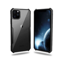 Transparent Bumper Shockproof Phone Case For iPhone 11 Pro Max XR XS Max X 8 7 6 6S Plus Solid Color Frame Hard Back Cover