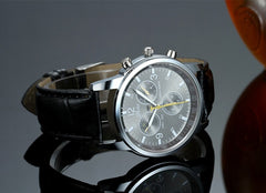 New Hot Retro Relojes Masculino Quartz Casual Watch Fashion Men's Watch Leather Simulation High Quality Erkek Kol Saati