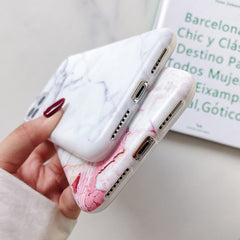 Luxury Marble Silicone Phone Case For iphone 11 Pro XS Max X XR 7 8 6 6S Plus Case Soft IMD Back Cover For iphone 8 7 Plus Funda
