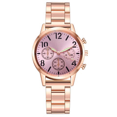 New Fashion Women  Watches Luxury Brand Stainless Steel Rose Gold Strap Watches Ladies Quartz Wristwatch Gift Reloj Mujer Clock