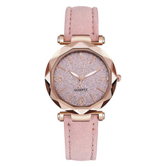 Fahion Women Romantic Starry Sky Wristwatch Leather Rhinestone Designer Ladies Clock Casual Dress Gfit 2020 NEW Montre Femme*M
