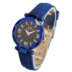 Luxury Women's Watches Starry Sky Dial Ladies Fashion Quartz Wristwatch Soild Color Strap Clock Casual Dress Reloj Mujer 2019@50