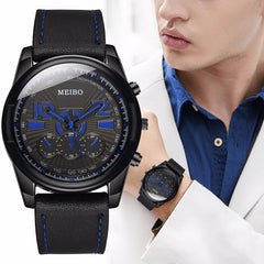 Top Brand MEIBO Watch Men Watches Fashion Waterproof Clock Man Watches Military Luxury Men's Watch Analog Quartz reloj hombre