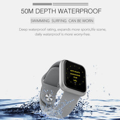 MKSGT Smart Watch Waterproof Fitness Sport Watch Heart Rate Tracker Call/Message Reminder Bluetooth Smartwatch For Android iOS