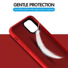 Luxury Liquid Silicone Phone Case For iPhone 11 Pro XS Max XR X 6 S 6S 7 8 Plus Candy Color Slim Cover For iphone 11Pro Max