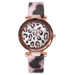 Women Watches Creative Quartz Wristwatch Simple Dial Multicolor Ladies Leopard Print Leather Belt Watch Female Clock Reloj Mujer