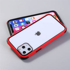 Transparent Phone Case For iPhone 11 11 Pro Max XR X XS Max X 8 7 6 6S Plus Soft Silicone Bumper Frame Shockproof Back Cover