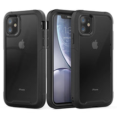 Shockproof Armor Silicone Case For iPhone 11 Pro XS Max Transparent Cases For iPhone 6 6S 7 8 Plus X XR Luxury TPU Acrylic Cover