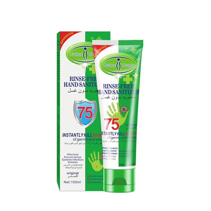 Alcohol content is 75% disposable quick-drying alcoholic hand sanitizer 50ml