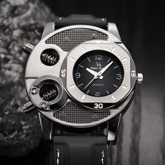 Luxury Sport Men's Watch Large Dial Movement Quartz Watches V8 Military Silicone Relogio Masculino Erkek Kol Saati Drop Shipping