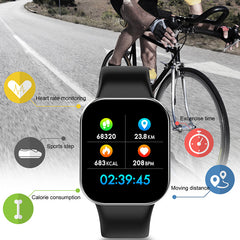 X16 Smart Watch Full Screen Touch Waterproof Smartwatch Bluetooth sport Fitness Tracker Women Clock Men watch For IOS Android