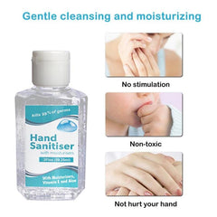 60ml Mini Hand Sanitizer Hand Cleaner Gel Anti-Bacteria Moisturizing Disposable Waterless Household Cleaning Supplies