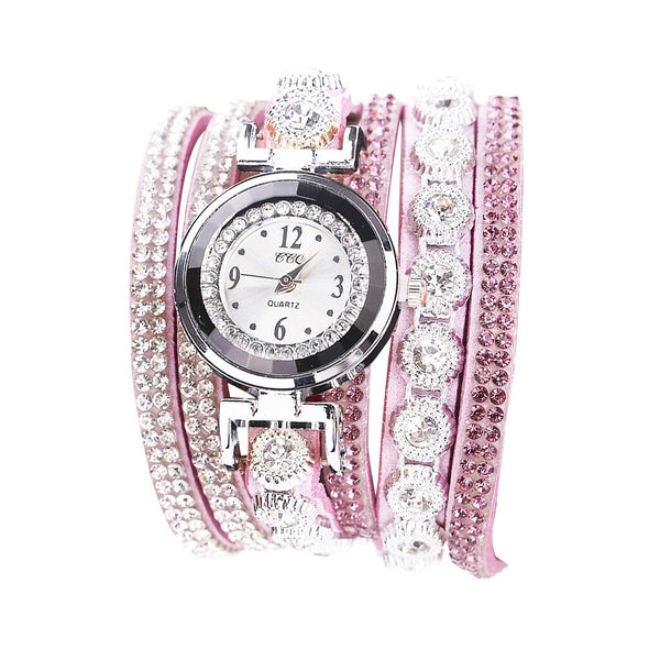 2020 Womans Wrist Watch Clock New Fashion Chimes Diamond Leather Bracelet Lady Luxury Simple Women Watches Relogio Feminino @50