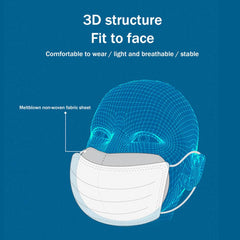 20Pcs/Pack PM2.5 Meltblown Cloth Non-Woven Filter For Moth Mask Face Mask Grade Filter