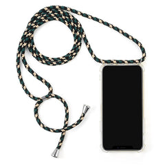 Transparent Soft TPU Cell Phone Case With Lanyard Necklace Shoulder Neck Strap Rope Cord for iphone 11 6 7 8 plus x xs xr xs max