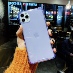 Shockproof Bumper Transparent Phone Case For iPhone 11 Pro Max XR X XS Max 8 7 6 6S Plus Clear protection Silicone Back Cover