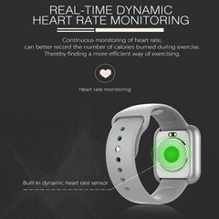 MKSGT Smart Watch Waterproof Fitness Sport Watch Heart Rate Tracker Call/Message Reminder Bluetooth Smartwatch For Android iOS