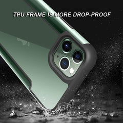 Armor Shockproof Metal Phone Case For iPhone 11 11 Pro Transparent  Hard PC+TPU Full Body Back Cover Capa For iPhone 11 Pro Max