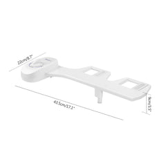 Non-Electric Bidet Attachment Toilet Bidet Seat Self-Cleaning Nozzle-Fresh Water Bidet Sprayer Mechanical Washing