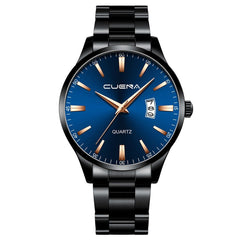 Business Men Watch Analog Quartz Sport Watch Mens Watches Alloy Case Synthetic Stainless Steel Top Brand Luxury Masculino Reloj