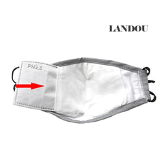 PM2.5 Anti Pollution Mask Dust Respirator Washable Reusable Masks With Valve Filter Cotton Unisex Mouth Muffle