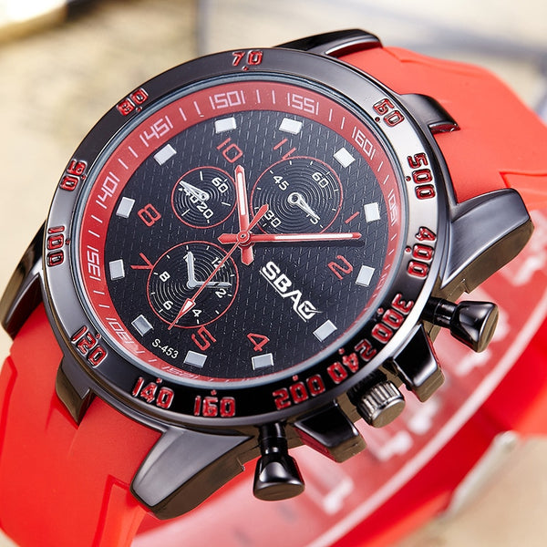 Men's Watch Sports Silicone Strap Watches Masculino Relogio Durable Silicone Military Quartz Clock Reloj Hombre
