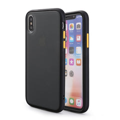 Silicone Frame Phone Case For iPhone 11 XR XS Max X 8 7 6 6S Plus Matte Transparent Protection Back Cover For iPhone 11Pro Max
