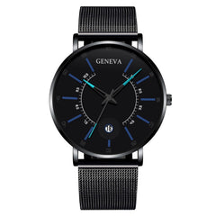 Ultra Thin Fashion Watch Mens Minimalist Watches Luxury Stainless Steel Men's Watches Analog Quartz Watch Relogio Masculino