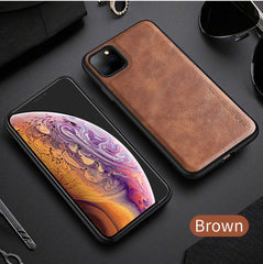 TIKITAKA Vintage Leather Case For iPhone 11 11 Pro Max XR X XS Max 8 7 6 6s Plus Ultra Light Soft Silicone edge Back Phone Cover