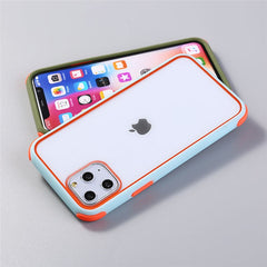 Transparent Phone Case For iPhone 11 11 Pro Max XR X XS Max X 8 7 6 6S Plus Soft Silicone Bumper Frame Shockproof Back Cover