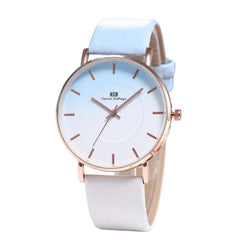 Luxury Quartz Watch Women Multicolor Dial Ladies Fashion Wristwatches Student Leather Clock Dress Relogio Feminino Masculino@50