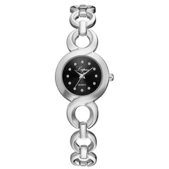 Luxury Women Watches Rhinestone Dot Dial Ladies Casual Quartz Wristwatch Hollow Bracelet Strap Clock Gift Relojes Para Mujer@50