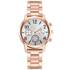New Fashion Women  Watches Luxury Brand Stainless Steel Rose Gold Strap Watches Ladies Quartz Wristwatch Gift Reloj Mujer Clock