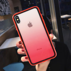 Shockproof Bumper Transparent Silicone Frame Phone Case For iPhone 11Pro MAX X XR XS Max 8 7 6 6S Plus protection Back Cover