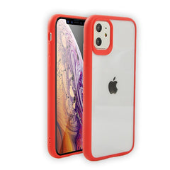 Transparent 2 in 1 Bumper Shockproof Phone Case For iPhone 11 Pro XR XS Max X 7 8 Plus Clear Acrylic Back Cover For iPhone 7 8