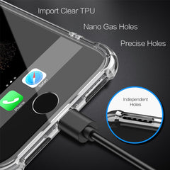 Luxury Shockproof Phone Case For iPhone 11 11 Pro Max XR X XS Max 6 6S 7 8 Plus XS Transparent Soft TPU Silicone Back Cover