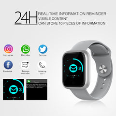 MKSGT Smart Watch Waterproof Fitness Sport Watch Heart Rate Tracker Call/Message Reminder Bluetooth Smartwatch For Android iOS