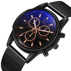 New Hours Geneva Men Watch UltraThin Stainless Steel Clock Male Blue Glass Sport Watch Men Wrist Watch relogio masculino relojes