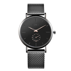 Men Watches Luxury Mesh Belt Stainless Steel Watch Masculino Relogio Quartz Relojes Hours Small dial function watch Erk saat
